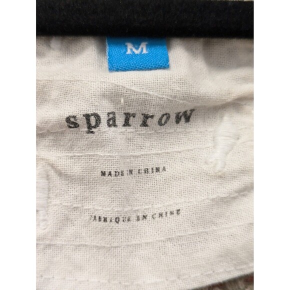 Anthropologie Sparrow Gray Wool Cotton Cardigan Duster sz M Comfy Cozy Chic - Picture 2 of 10